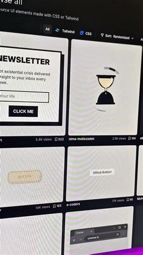 🔥 This FREE Website Makes UI Design 10x Easier! | Uiverse 🤯 #shorts #tech #aitools #uiverse #ai