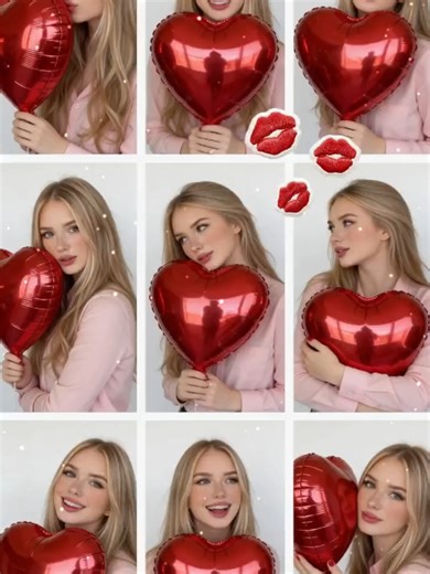 💌 Valentine’s Solo 9-Grid Tutorial | Love Mood Fully On#photogrid #tutorial #photogridapp #valentinesday #love