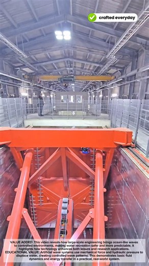 How Giant Wave Generators Create Artificial Ocean Waves #craftedeveryday
