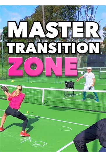 Full video on YouTube 📺 Transition zone, aka zone of opportunity, aka reset zone. If you can just MAKE ONE MORE BALL, you can flip the script from defense to offense and take control of the point. This is all about catching the ball as far out in front as possible and small swings. Less is Más bebe. Helps when you drink @Reign Storm to keep you laser focused when it’s 10-10 in the third. ⚡️ #energydrink Join us in Hawaii! 🏝️ Jillybcamps.com for more camp info. #pickleball #pickleballtips #pick