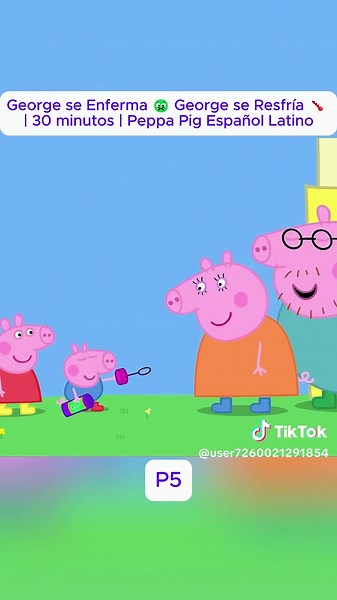 Peppa y George Hacen Burbujas Divertidas