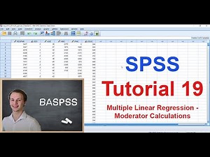 SPSS #19 - Multiple Linear Regression - Moderators - Calculations