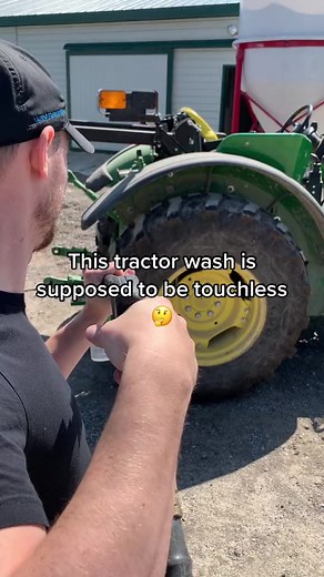 By far the fastest way to clean your farm equipment! 🤙🏻🔥 #tractor #farmlife #farmer #johndeere #tractorlife #johndeeretractor | WR Performance Products Inc.