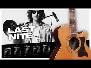 Last Nite - The Strokes (Guitar Tutorial Lesson Tab)