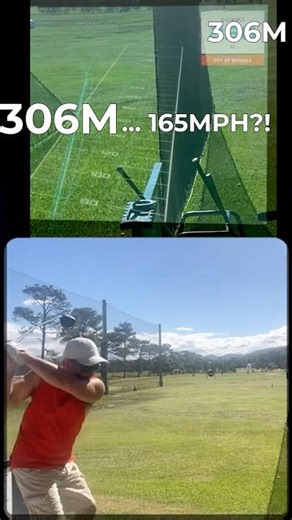 306M… 165MPH?!… 5° DRIVER