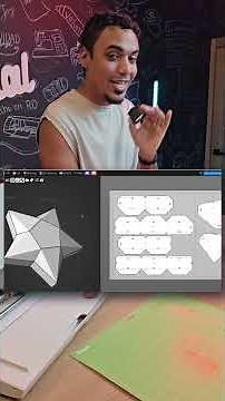 🚨 The secret to making 3D figures with Cricut and Blender #papercraft