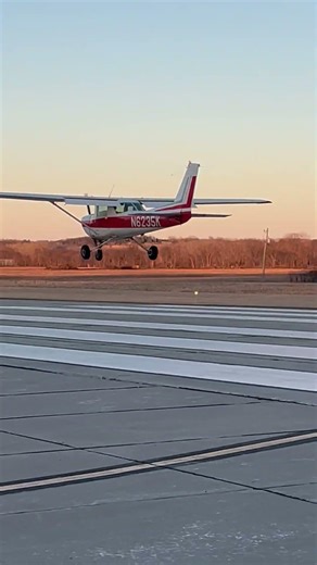 Student Landing a Cessna 150