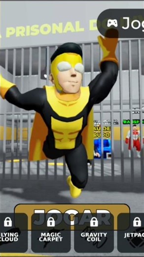 INVINCIBLE PRISON RUN OBBY #fyp #roblox #jogos #escapeobby #jumpscares #Shorts