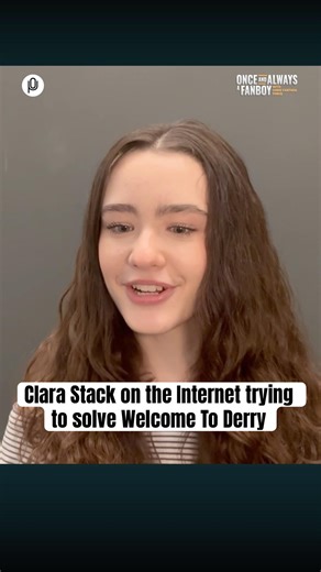 Clara Stack on watching the internet try to solve #WelcomeToDerry. 🎈#pennywise #clarastack