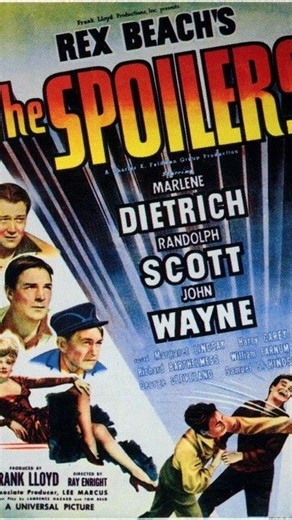 The Spoilers (1942) — Randolph Scott’s Rare Villain Turn & Wayne’s Legendary Fight#TheSpoilers1942