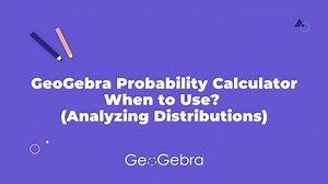 Our GeoGebra Probability Calculator has some powerful uses. Explore our new video and learn what it can do! 🤓 https://www.youtube.com/watch?v=b8IZlbwzo98 | GeoGebra
