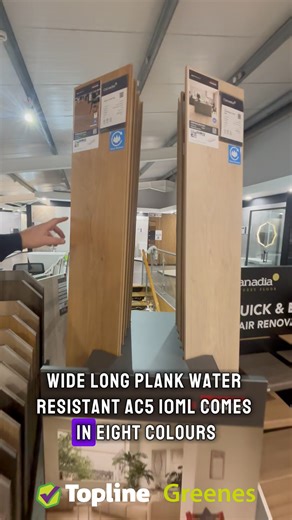 🪵✨ NEW CRAZE IN! ✨🪵 Wide long plank flooring - very popular at the moment for big open areas! 🏡 AC5 rated, water resistant & 10mm thick! 💧✅ Perfect for creating that modern, spacious look! 🌟 Pop in and check it out today! 🛍️ #NewIn #WidePlank #Flooring #AC5 #WaterResistant #ModernHome #HomeImprovement #ShopBallinasloe #ShopLocal #InteriorDesign 🪵✨ | Greene's Topline Hardware