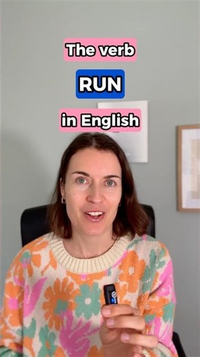 The verb RUN in English and its various meanings 😅 #learnenglish #english #grammar