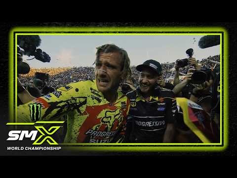 Ken Roczen emotional after winning first Supercross title in Salt Lake City | Motorsports on NBC