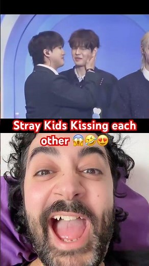 Stray Kids Kissing Each other at Fan Meeting 😱😍 #straykids #fanmeeting #kpop #minsung #felix #han