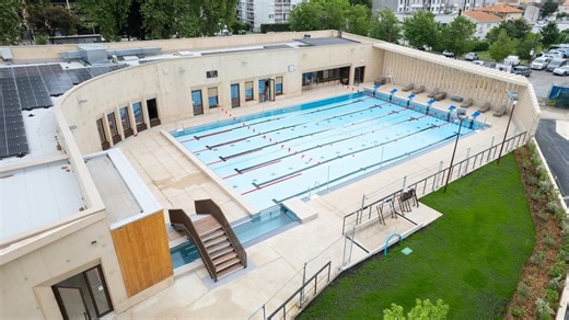 The first Nordic pool in Bordeaux heated to 27°C all year round opens today!