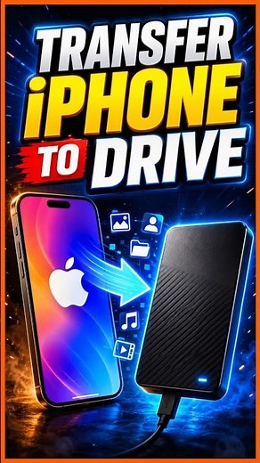 How to Transfer iPhone Data to an External Hard Drive | #iPhone #ExternalHardDrive #ssd