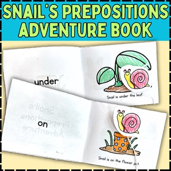 Prepositions Book Spatial Concept | Interactive | Speech Therapy | K 1st PreK