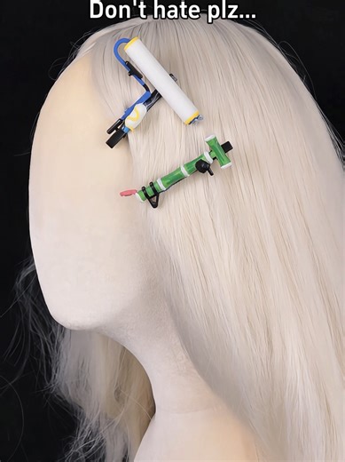Handmade Hairpins for Splatoon Fans