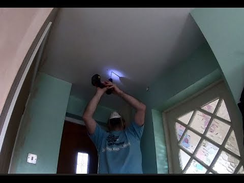How to make a hole in the ceiling safely then fit a loft hatch or access panel: Part 1