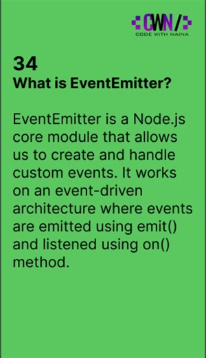 What is EventEmitter?