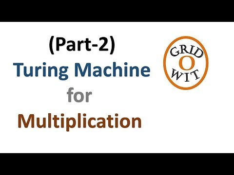 Part-2 Turing machine for multiplication