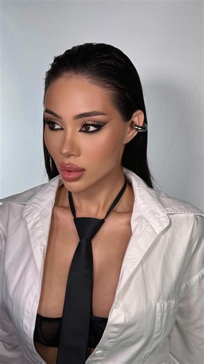 Bagdana || beauty lifestyle makeup on Instagram: "Makeup @fatima_tavasieva Model @boga.eva_"