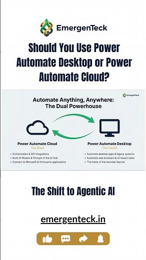 Should You Use Power Automate Desktop or Power Automate Cloud?