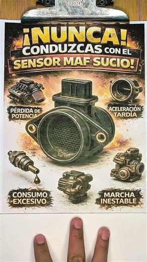 ⚠️ Tu auto pierde fuerza por este error #maf #sensor #potencia #motor #mechanic #mecanica