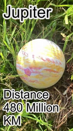 The Scale Of The Solar System Using Paper! #shorts #space #subscribe #nasa