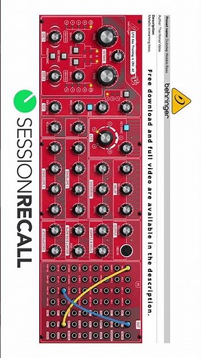Easy Behringer Neutron Synth Patches (Sound Demo) [Short 3] now on @session-recall