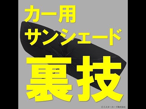 【サンシェード裏技ご紹介！】クルマの運転支援カメラへの熱対策！折り畳み傘式サンシェード「CarUB V3」miraiON