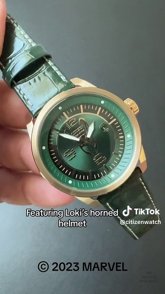 Impeccable Style, Glorious Purpose! #citizenwatch #unboxing #wristwatch #lokiseries #marvelstudios #thorandloki