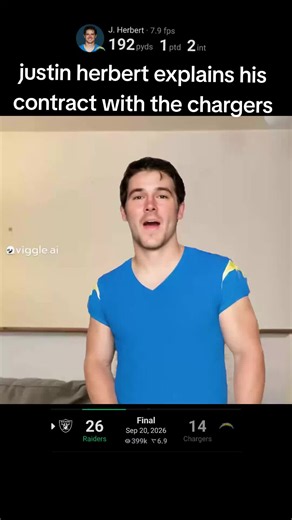 viggle ai nfl slander justin herbert #viggleai #nfl #raiders #chargers #nflslander