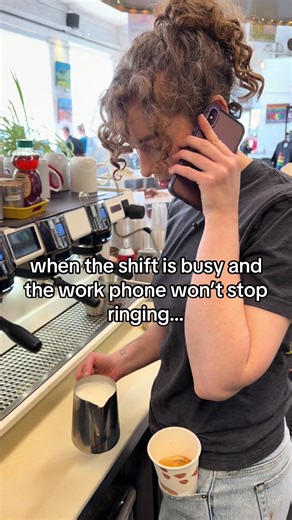 Busy Day at the Coffee Shop: Barista Life