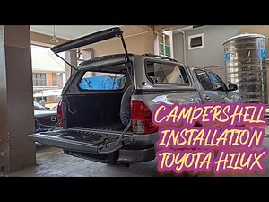 Brand New Toyota Hilux Campershell Installation