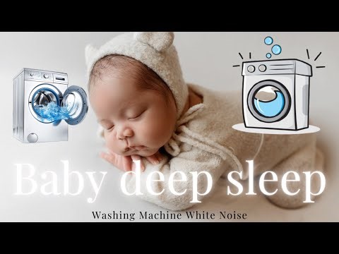 Incredible 1 Hour Washing Machine White Noise for Deep Sleep Babies - Dark screen 