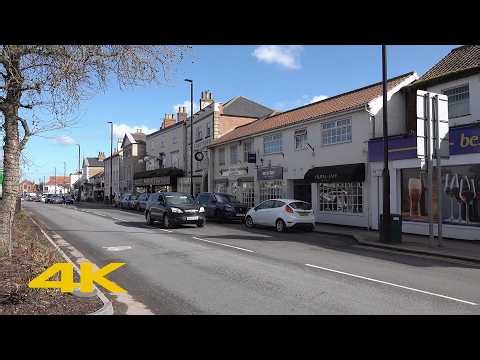 Bawtry Walk: Town Centre【4K】