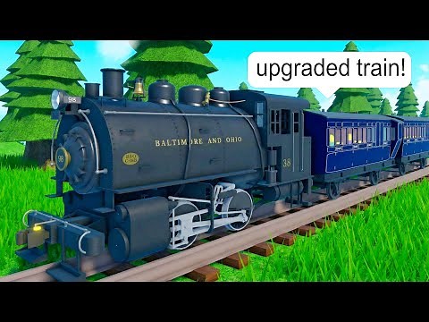 I Drive STEAM Train on Roblox BUT I Upgraded Its MAX SPEED!