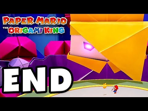 King Olly Boss Fight! ENDING! - Paper Mario: The Origami King - Gameplay Walkthrough Part 29