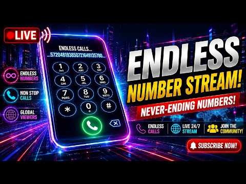 🔴 LIVE: ENDLESS NUMBER STREAM 📞 | NEVER-ENDING CALLS & NUMBERS!
