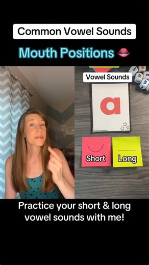 Jessica Farmer on Instagram: "🤔 Why do we call them long and short vowels? (Read Below) 📣 Comment DONE after you practice 3 times. ✨ A few notes: ⭐️ Sounds may sound slightly different where you live depending on the local accent and dialect. That’s okay! Just try to make them as pure as possible. ⭐️ The terms short & long do not describe the duration (anymore) in which you hold the sound. Vowels are continuous sounds. You can stretch the short vowel sounds. ⭐️ Before the Great Vowel Shift, th