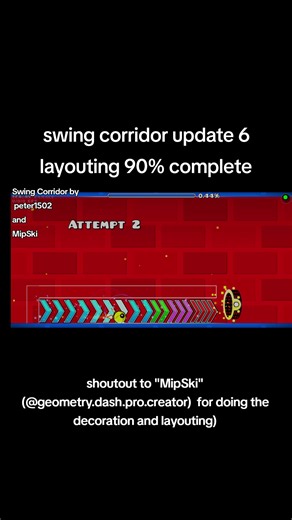 Swing Corridor Update 6 in Geometry Dash