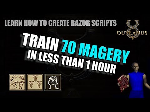 UO Outlands - Train 70 Magery for new player fast