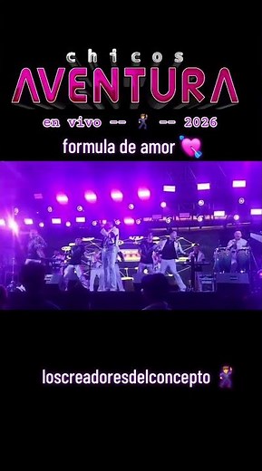 los chicos aventura en vivo 20-26 🔥 Fórmula de amor 💘