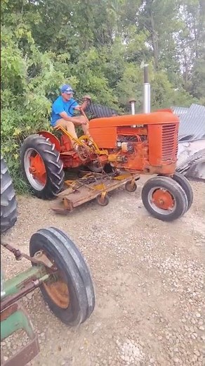 CASE VAC TRACTOR W/60” WOODS BELLY MOWER