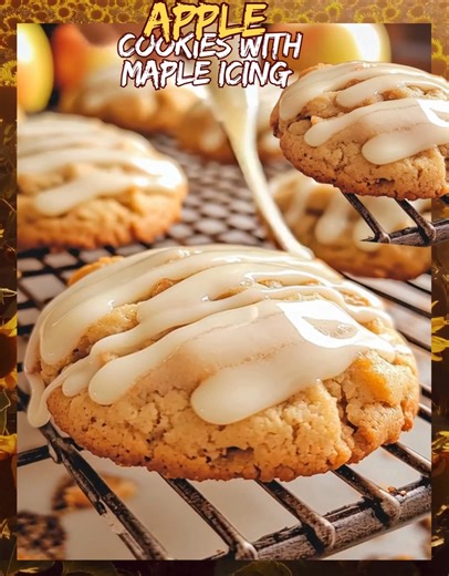 2.9K views · 42 reactions | Apple Cookies with Maple Icing...
