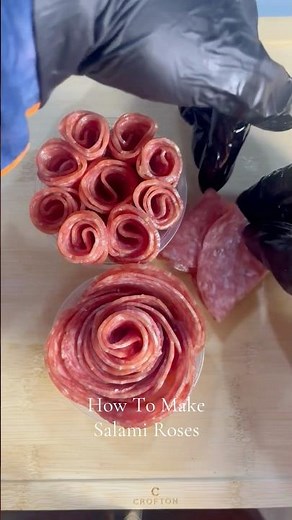 How to Make Salami Roses