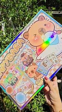 capybara cute stationery sticker set ✨️💕 #cute #asmr #stationery #shorts #youtubeshorts