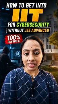 How to Get into IIT for Cybersecurity Without JEE Advanced? #jeeadvanced #ramamam